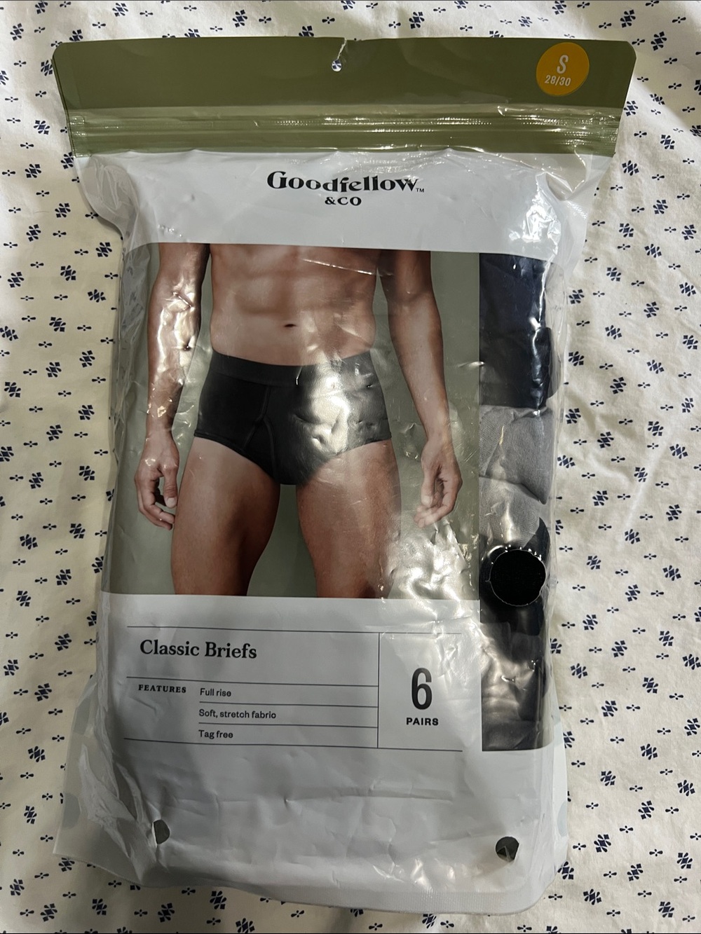 Goodfellow & Co Black Classic Briefs - 6 Pack